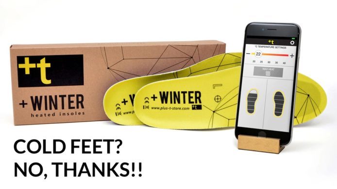 鞋墊內置藍牙   手機控制暖笠笠