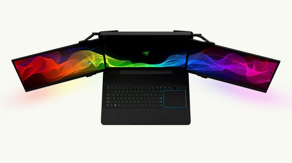 【有片睇】無需再駁外置熒幕！Razer 發表全球首款「三熒幕」遊戲手提電腦 Project Valerie