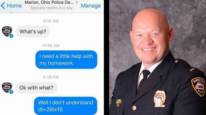 小學雞唔識做功課  向警察 FB 求救