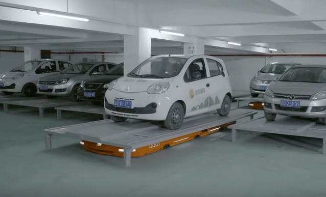 代客泊車無難度，中國廠商陸續開發泊車機械人