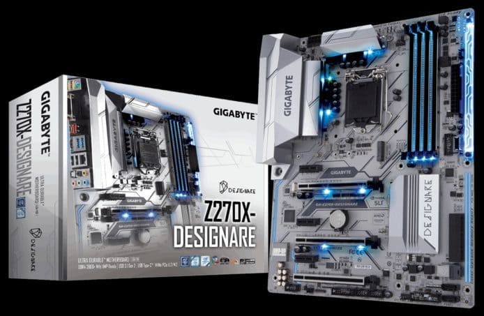 Gigabyte 270X-DESIGNARE 至潮主機板　配有 AORUS  LED 燈 16.8M 色　