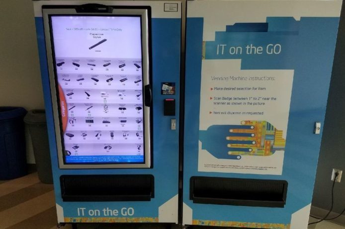 Intel 研發提升辦公室效率  電腦零件自動販賣機