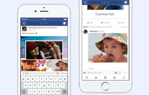 不再局限貼靜態圖！Facebook 終於可用 GIF 圖進行回覆