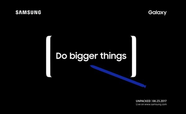Samsung 發出邀請函！Galaxy Note 8 確定 8 月 23 日發表