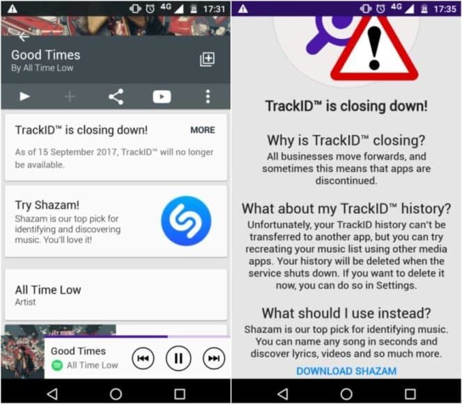 歷史任務完成  Sony 關閉 Track ID 服務