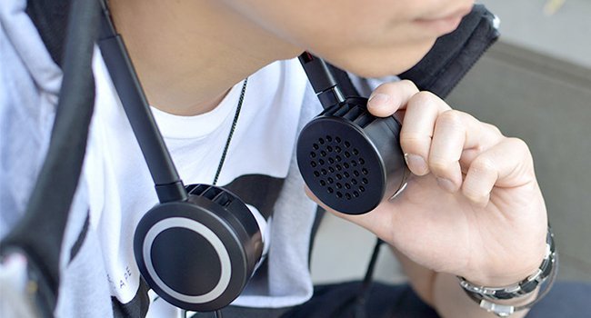 耳機形設計風扇  炎炎夏日最啱