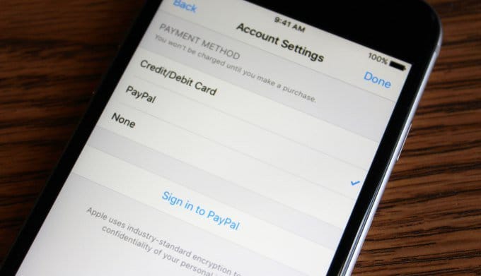 iOS 支援 PayPal 支付  香港暫時冇份