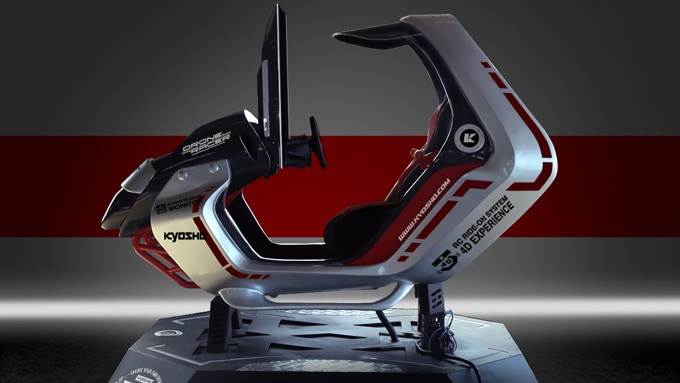 【有片睇】日本京商推4D體感駕駛艙　主觀視點玩遙控賽車、飛機！