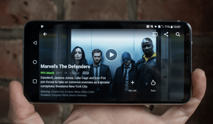 指定型號手機睇Netflix會有HDR　Note 8同Sony XZ1有份