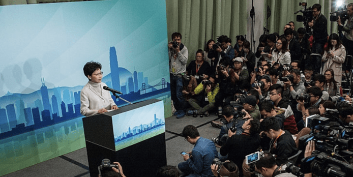 林鄭月娥找數？政府批准純網媒進入政府採訪及參加記者會