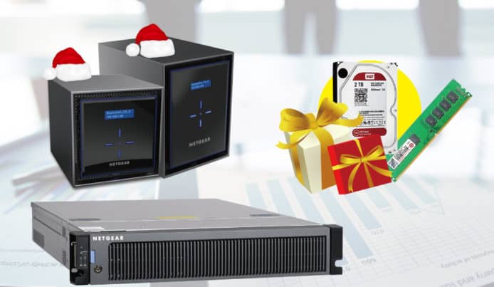 NETGEAR ReadyNAS 系列　聖誔優惠送硬碟或記憶體