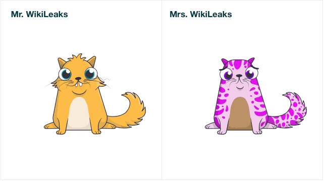 為推廣虛擬貨幣  維基解密向特朗普送贈以太坊虛擬貓咪