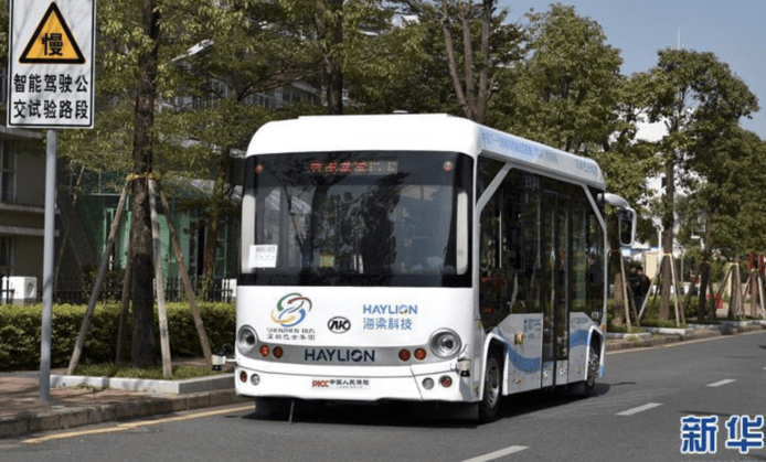 深圳自動駕駛巴士上路　福田區首試行
