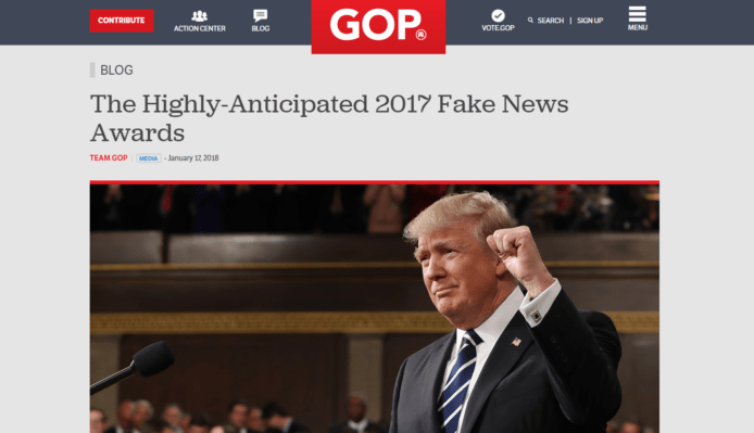 特朗普公佈「假新聞大獎」得主　學者：「全球獨裁者有樣學樣」