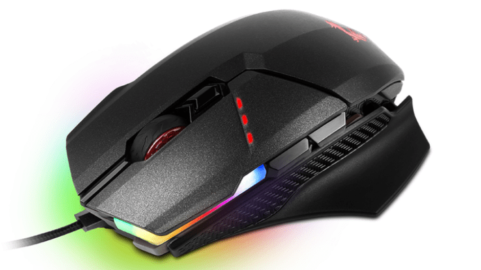 MSI Clutch GM60 電競級感應器　滑鼠都可以隨時變形