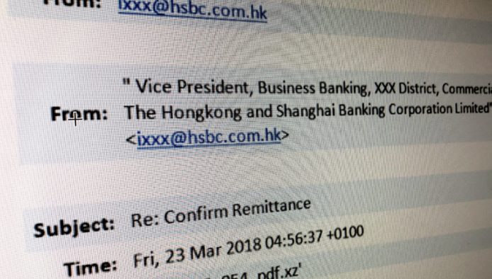 金管局：小心收偽冒滙豐銀行電郵　隱藏不明附件