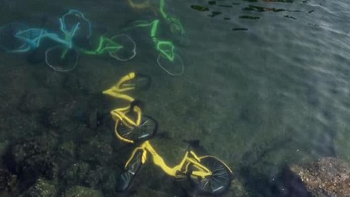 大埔驚現單車「浮屍」　網民紛指責單車店