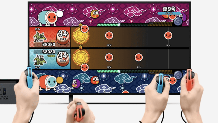 《太鼓之達人》任天堂 Switch 版　Joy-Con體感打太鼓