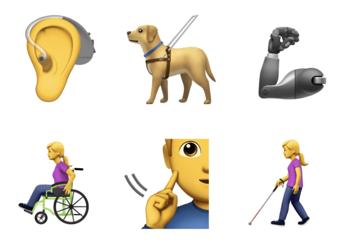 蘋果製作 13 款殘疾人士專用新 Emoji