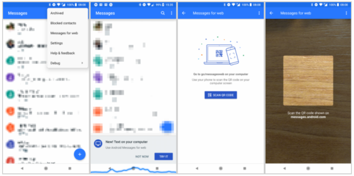 新增網頁版功能  Android Messages 回覆短訊更方便