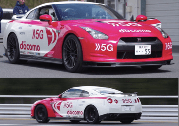 用改裝 GT-R 行走時速 300 公里　測試高速移動 5G 通訊成功