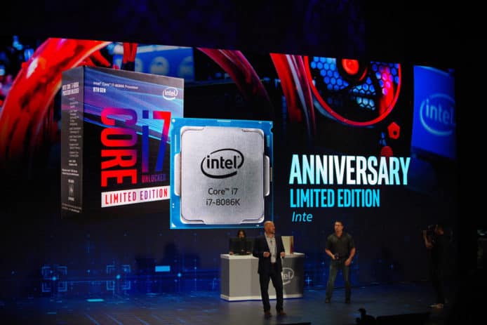 英特爾推紀念版 Core i7-8086K　慶祝8086處理器誕生40週年