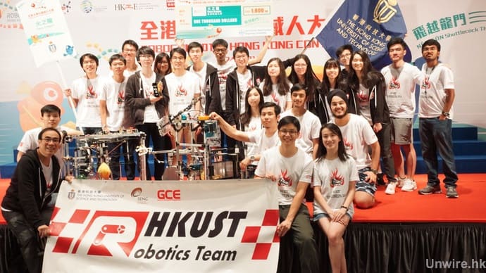 全港大專生機械人大賽2018科大奪冠　活用AI＋自動化