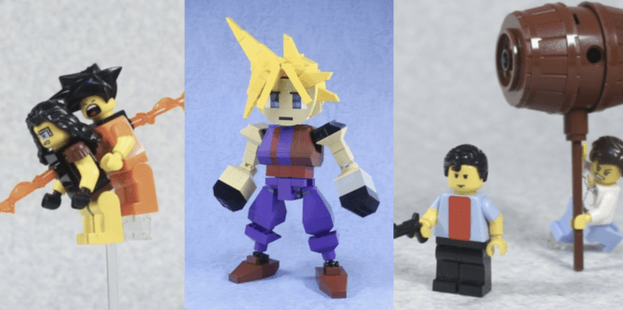 LEGO 達人用積木演繹柯南、龍珠、城市獵人，還有 FF7…