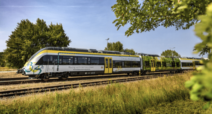 【有片睇】加拿大電池驅動列車　毋須架空電纜適合偏遠地區