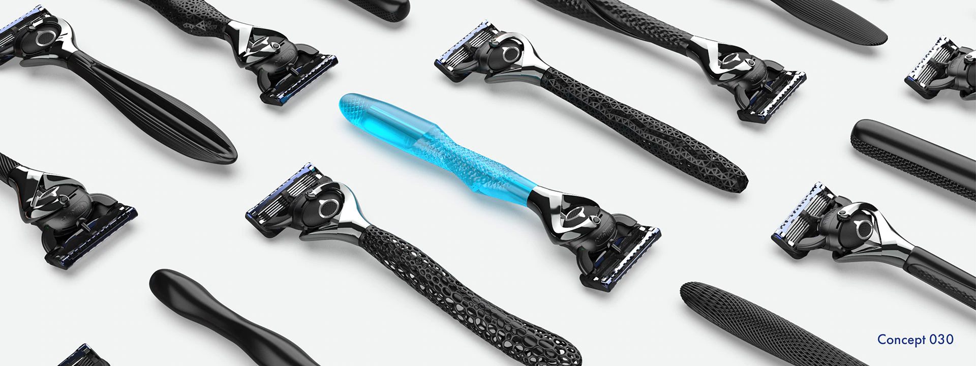 吉列推 3D 打印手柄服務   每朝剃鬚更就手