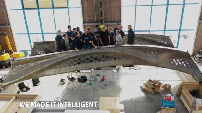 3D 打印金屬橋荷蘭現身   內置大量感應器收集使用數據