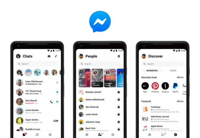Facebook Messenger 介面大改版　設計更簡約