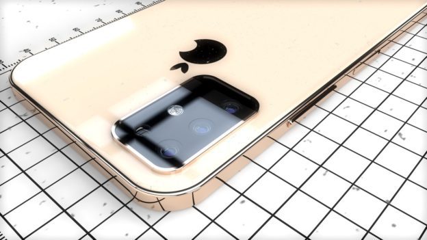 設計師自製新 iPhone 預計概念圖　三鏡頭相機長方形排列