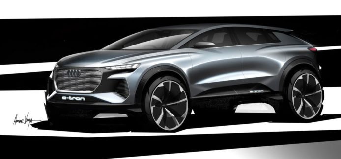 全電動 Audi Q4 e-Tron 2021 年上市