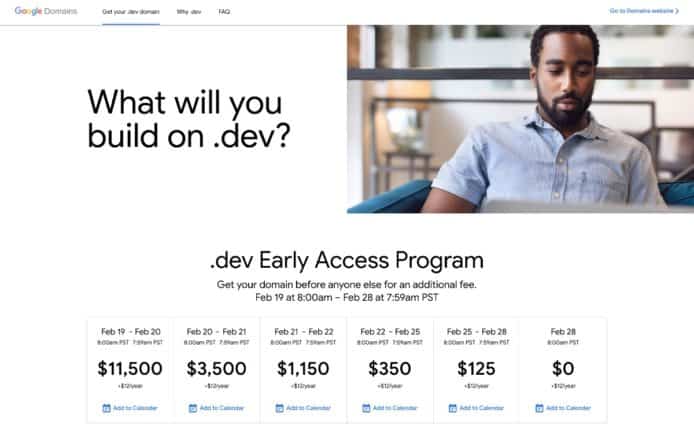 遲買平幾舊！Google 即日起開放 .dev 域名註冊