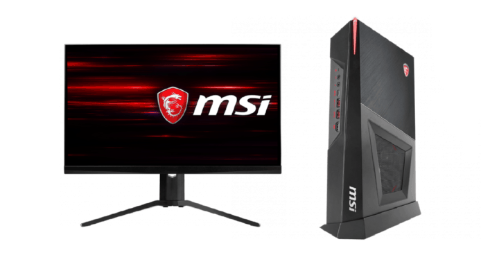 MSI 電競周邊產品列陣　 Trident 3 電競主機＋顯示器＋滑鼠鍵盤
