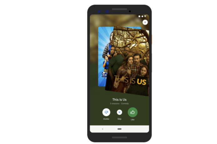 Google 推出 Tinder 式搜尋結果介面