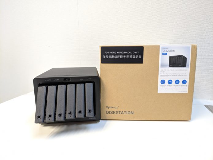 Synology DS620slim 迷你機身  6-Bay 版本 + 雙核心處理器