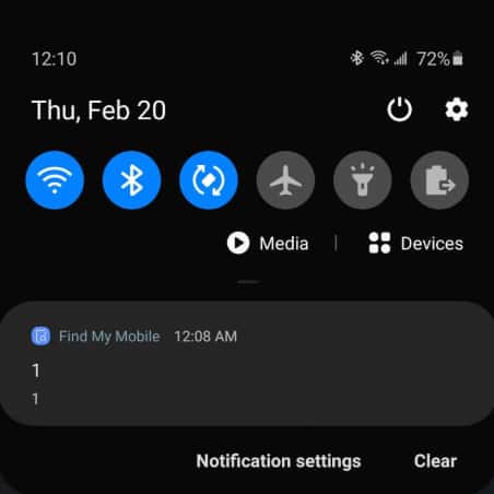 Samsung「尋找我的手機」功能出現異常　全球用家均有收到相同推送通知