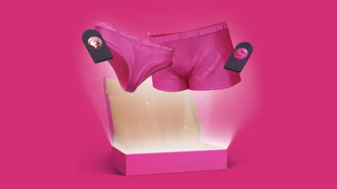 德國 Love Magenta 藍牙情侶內褲　手機自動靜音免受騷擾