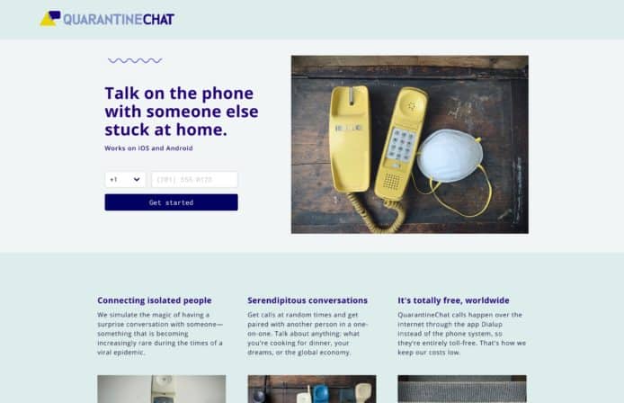 美國推出隔離熱線程式   讓陌生人在疫情下互相支持