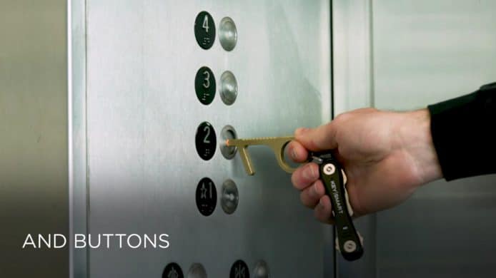 撳錢、撳?、開門全包辦   CleanKey 疫情期間限定匙扣