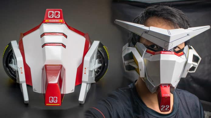 高達 Exia Astray 面罩　半面式 + 兩款造型