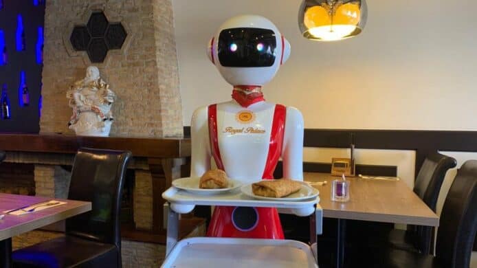 荷蘭送餐機械人  避免密切接觸