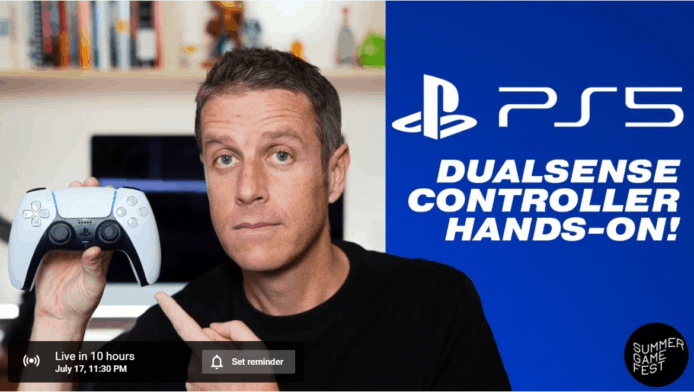 PS5 DualSense 手掣實機試用　Summer Game Fest 直播分享