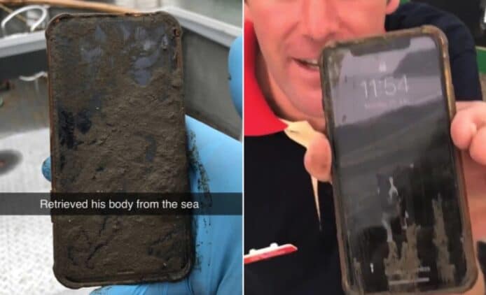 iPhone X跌落海6日後撈起  仍能開機充電正常使用