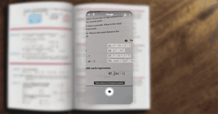 Google Lens 學生專用數學解題　方程式解題教學 + AR 原子力學模型