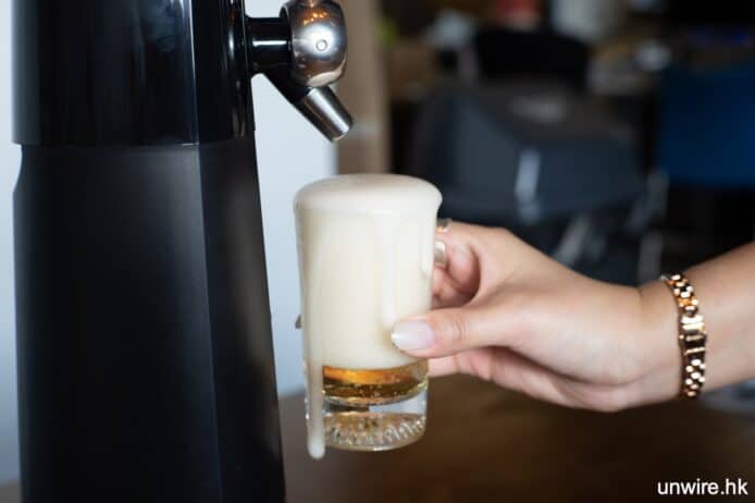 【實試】美國 Fizzics Draft Pour 啤酒機　罐裝啤酒變出生啤口感