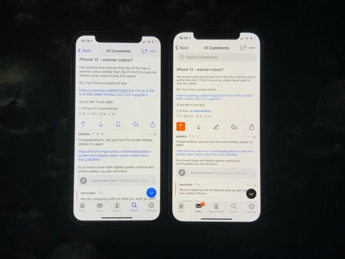 iPhone 12 屏幕出現偏黃   或與趕工出貨有關