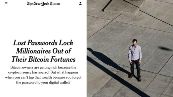 價值 2.2 億美元比特幣錢包   工程師忘記密碼網上懸賞求救